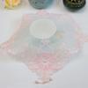 NEW Pink Beads Flowers Embroidery Table Cloth Cover Wedding Party Tablecloth Kitchen Christmas Table Decoration and Accessories