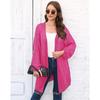 Women's Autumn and Winter Woven Loose Casual Coat Sweater