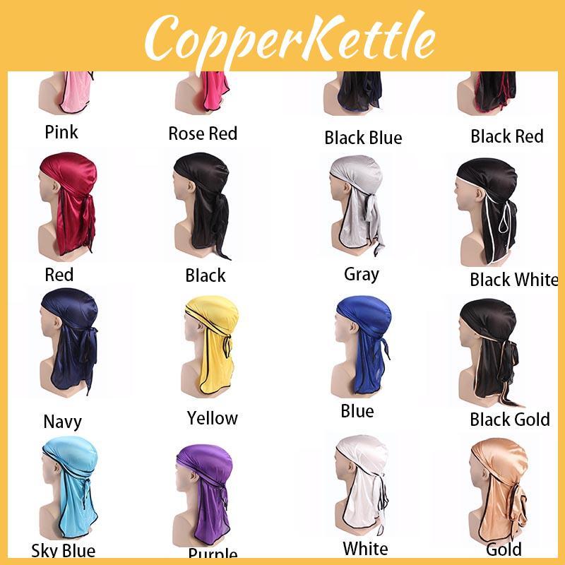Высококачественная унисекс шелковая дурага бандана шапка с длинным хвостом для максимального комфорта