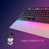 ROCCAT Игровая клавиатура Vulcan II Max JP Японская раскладка Проводная Оптическая Линейная Тихая Полноразмерная Настраиваемая RGB Полупрозрачная Подставка для запястий Колесо регулировки громкости