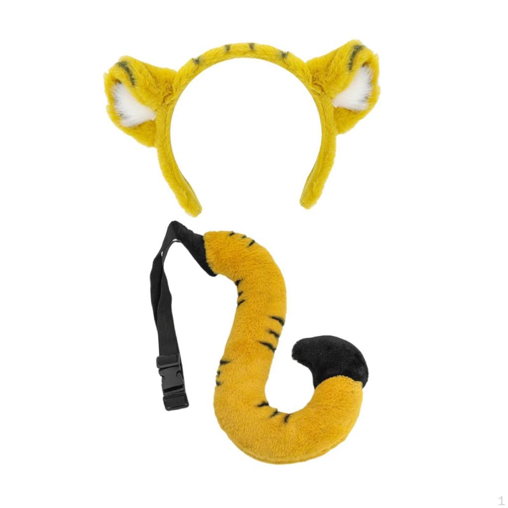 Набор животных ушей и хвоста для ролевых игр, года, показов мод