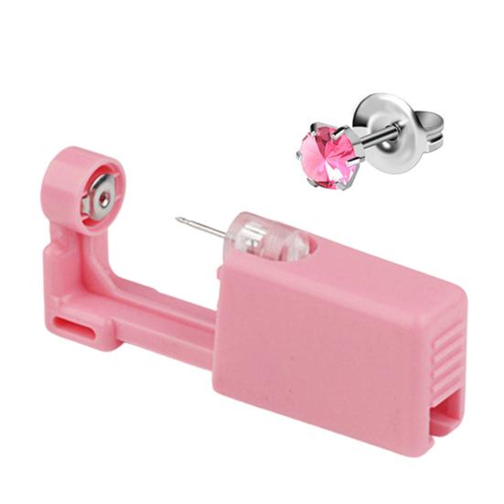 Одноразовый Красивый Пирсер для Ушей из Нержавеющей Стали Безболезненный Прочный Устройство для Прокалывания Ушей Украшения для Пирсинга Тела