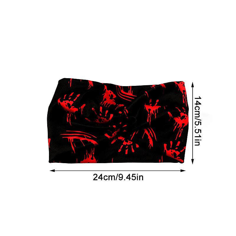 1 шт. Хеллоуин кровь повязка на голову эластичный уличный впитывающий пот галстук завязанный шарф для волос