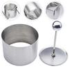 Round Mold Dish Modeling Molds Stainless Steel Cold Shapers Fruit Accessories Mousse Ring Kitchen Gadget Circle An Fittings