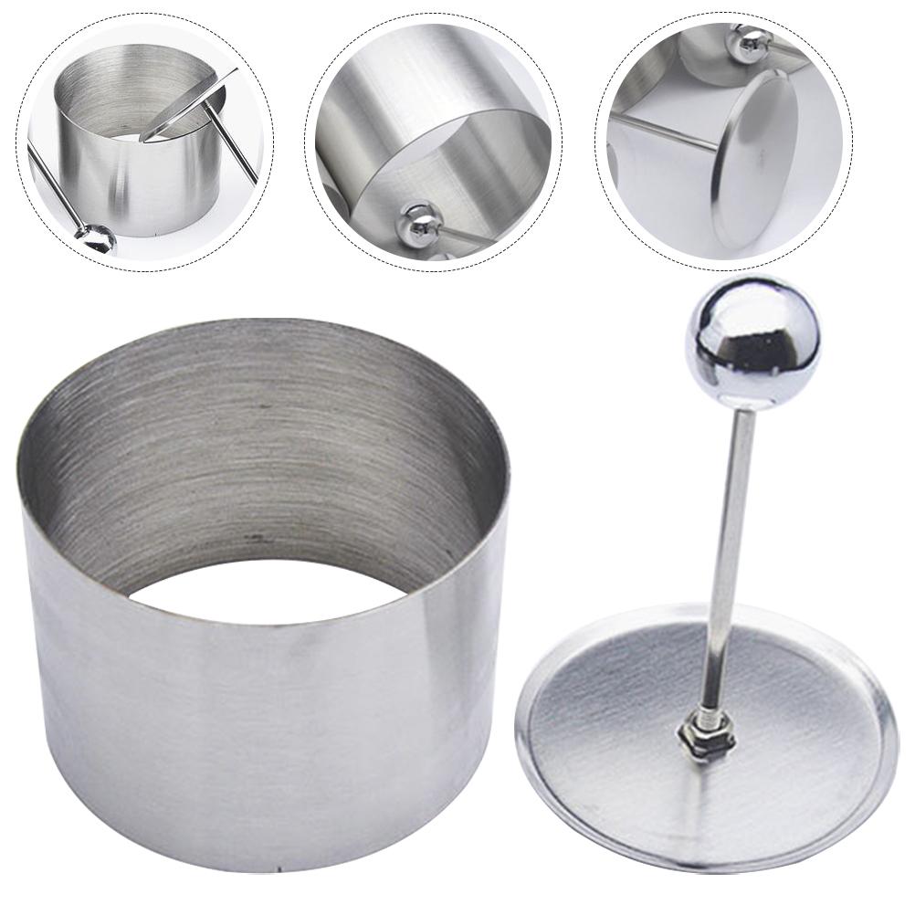 Round Mold Dish Modeling Molds Stainless Steel Cold Shapers Fruit Accessories Mousse Ring Kitchen Gadget Circle An Fittings