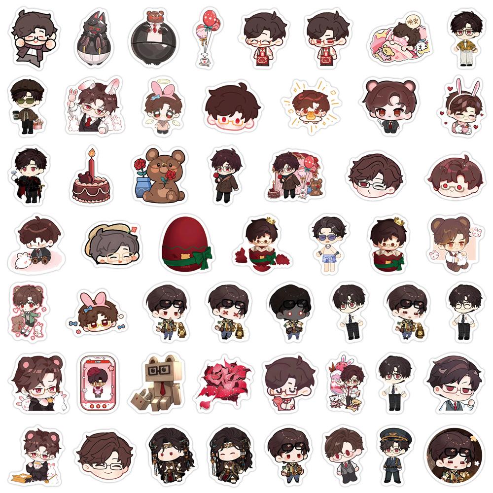 105 New Styles of Land Shen Q Version Graffiti Stickers Decorate Refrigerator Skateboard Water Cup DIY Personalized Stickers