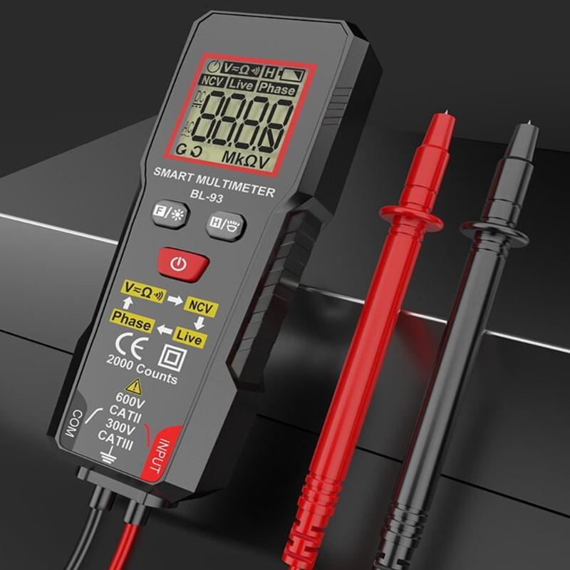 Intelligent Anti Burn Digital Multimeter Portable Suitable For Electrical Safety With Overload Protected Voltages Tester