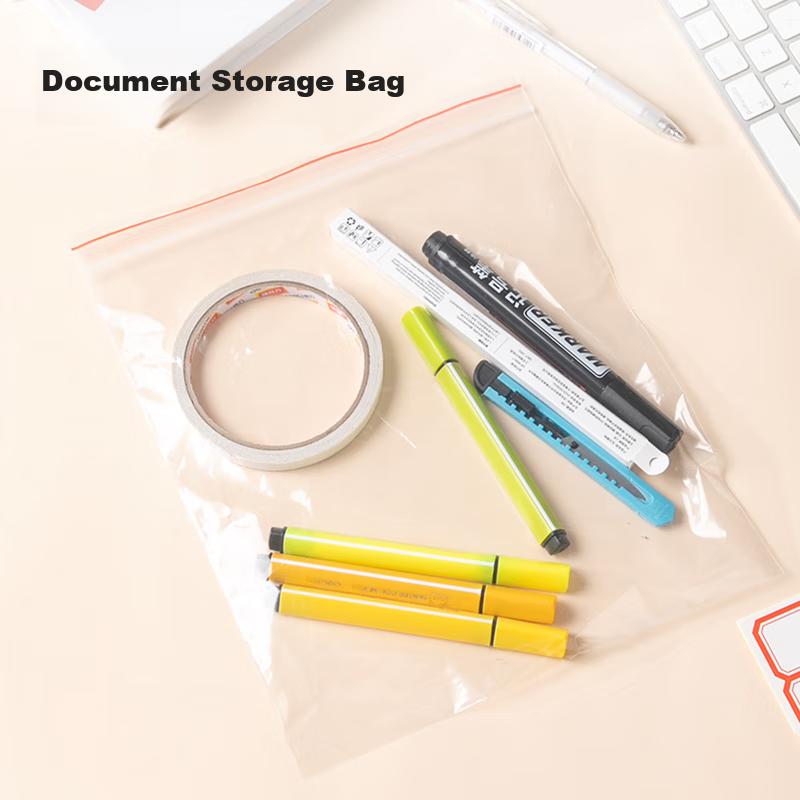 Food Storage Bags, Waterproof And Dustproof, Fresh-Keeping And Organizing Self-Sealing Bags, 25*22cm [Large Size, 110 Pieces]