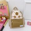 Crayon Shin Chan Capybara Pattern Kids Backpack Breathable Schoolbag Cute Gift