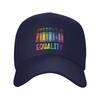 Rainbow Gay Books Flowers Equality LGBTQ Pride Baseball Cap Hiking Fishing Wholesale Hip Hop Hats Unisex Trendy Print Baseball Caps