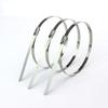 20pcs Stainless Steel Cable Ties Length 150/200/300mm Exhaust Wrap Self-Locking Cable Zip Tie Multi-Purpose Metal Locking Ties