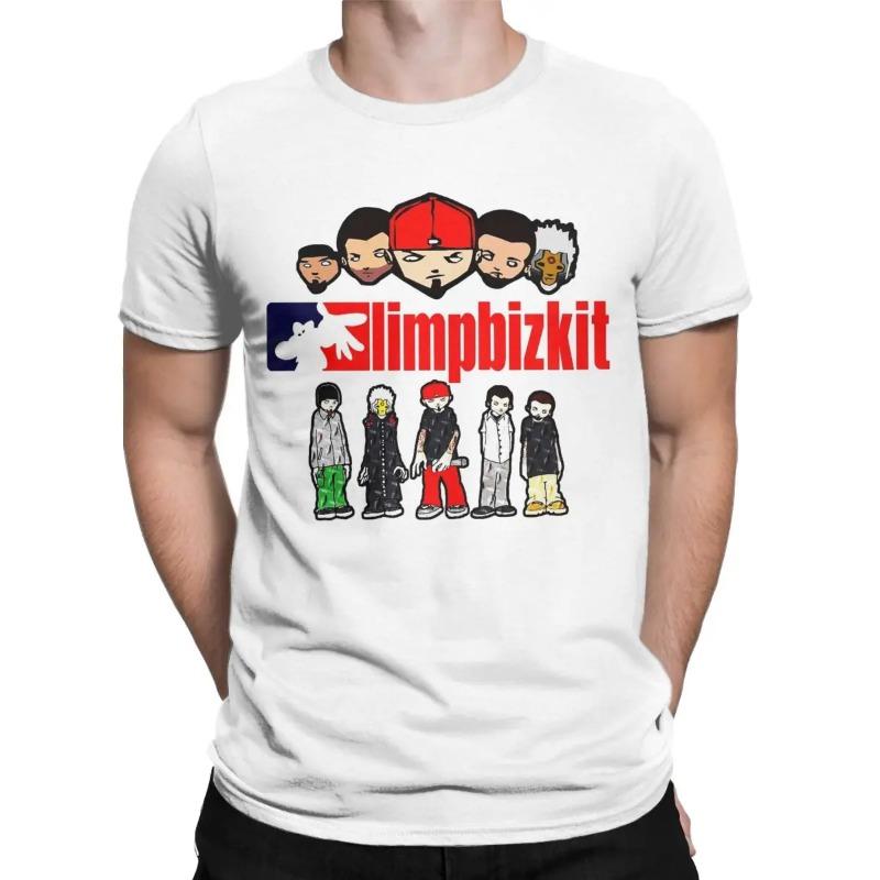 Футболка Amazing of Limp Bizkit для мужчин, забавные хлопковые футболки с круглым вырезом и коротким рукавом, футболка для взрослых, одежда, рубашка