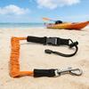 Страховка для весла каяка, прочная, выдвижная, спиральная, ремешок-шнурок, страховочный ремень, веревка от потери, для каякинга, лодочного спорта, каноэ, аксессуары для сапборда