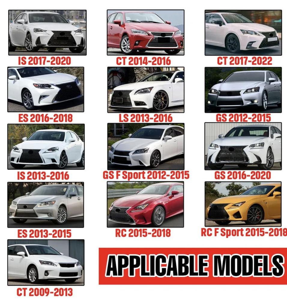 Lexus Exterior Modification: Horn, Rearview Mirror Cover for IS, ES, GS, LS, CT, RC.