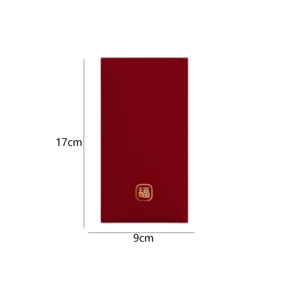 6pcs Festive Lucky Money Pocket Classical Money Bag Chinese Red Envelope  Birthday Wedding Gifts