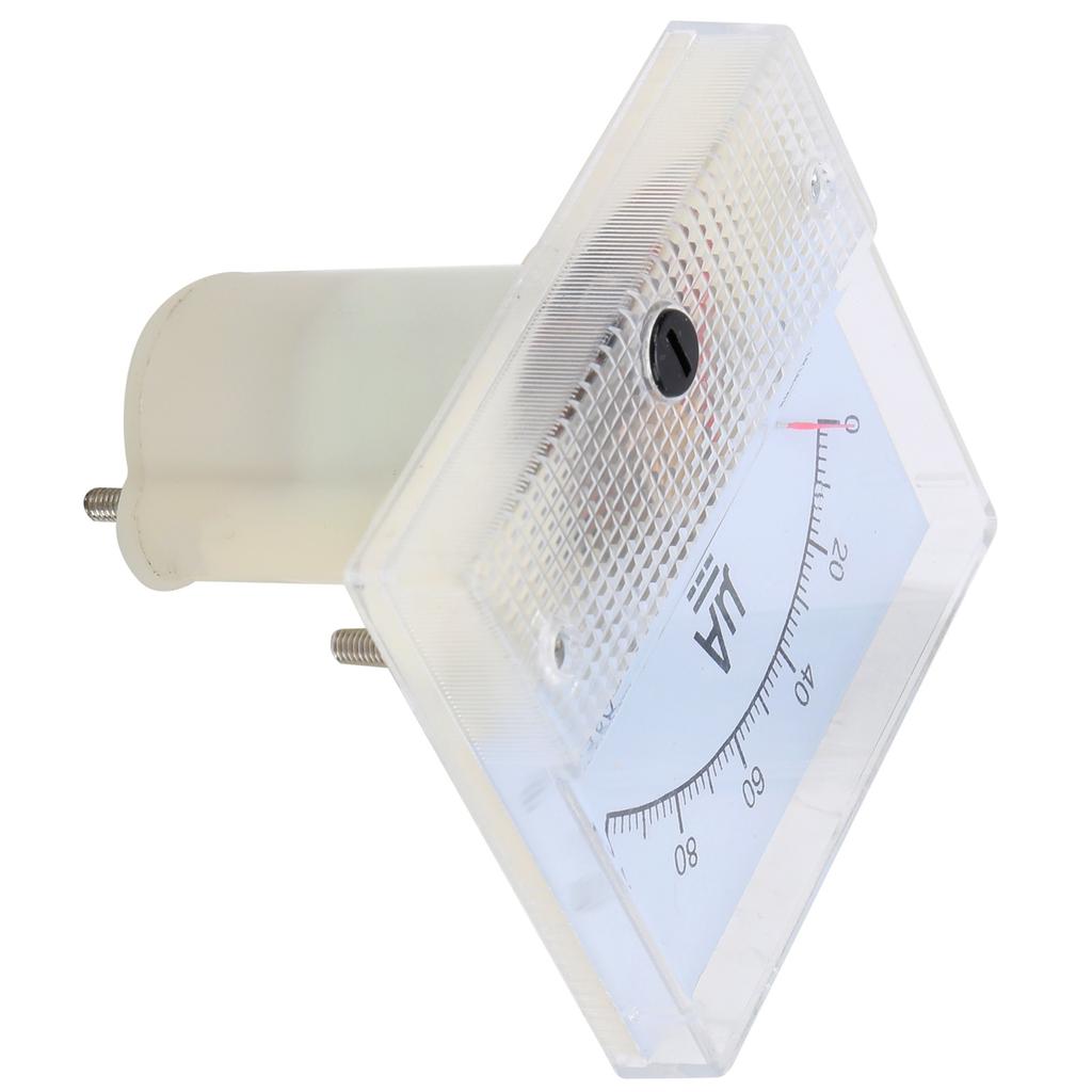 85C1 DC 0~100UA стрелочный амперметр аналоговый токовый панельный измерительный прибор