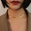 Sexy Cool Clavicle Chain Necklace Double Layer Thin Choker Pendant Snake Chain Necklace  For Women