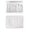10pcs Nail Drill Bit Rotary Electric Milling Cutters for Pedicure and Manicure, Files Cuticle Burr Nail Tools Accessories