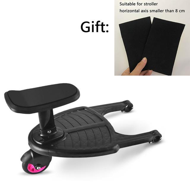 Модная детская коляска, адаптер педали, второй детский вспомогательный прицеп, самокат-близнец, автостопщик, детская стоячая пластина с сиденьем