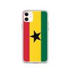 Чехол для iPhone - PIXELFORMA - iPhone 11 - Drapeau du Ghana - Полная защита - Moderne