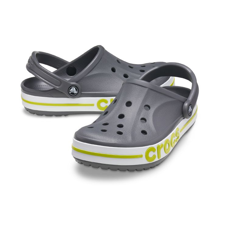 Crocs Bayaband Нескользящие Прочные Сабо Унисекс Обувь Серый 205089-0GX