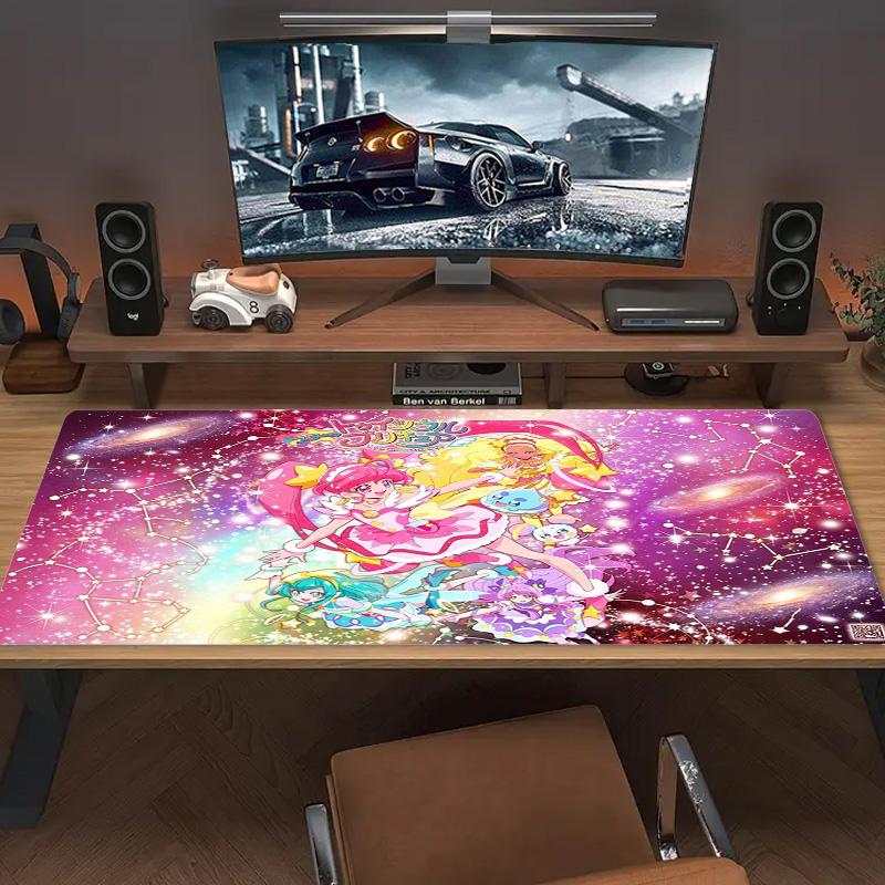 Hidden Key Precure Color Mouse Pad Large Gaming Table Cushion Non-slip Laptop Tablet Big Mousepad XXL Mat Mini PC Playmat With Lock edge