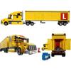 City Series Transporter Yellow Big Truck Vehicle  Model Building Blocks Bricks Children's Puzzle Technical Toys for Kids Gifts