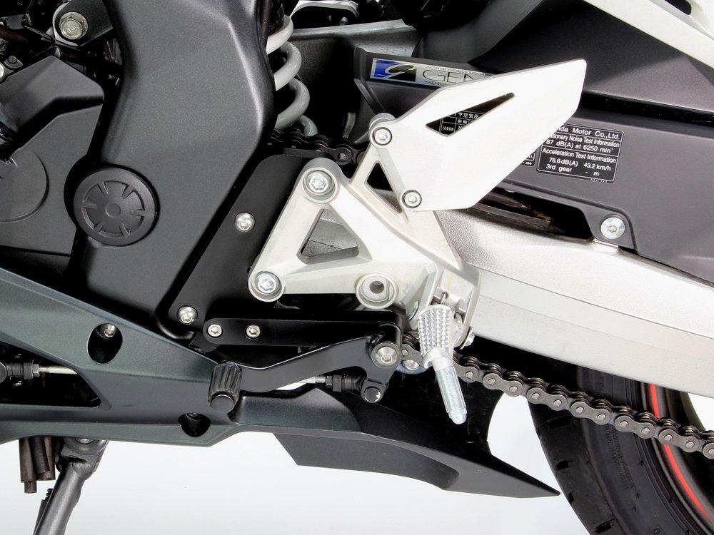 HURRICANE Step Offset for CBR250RR HF5306 Plate, Black, (MC51)