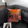 KKarol G TropicoquetA Singer Cushion Cover Natural Linen Organic Fabric DoubleSided Printing Sofa Home Decor Gift Pillow Case