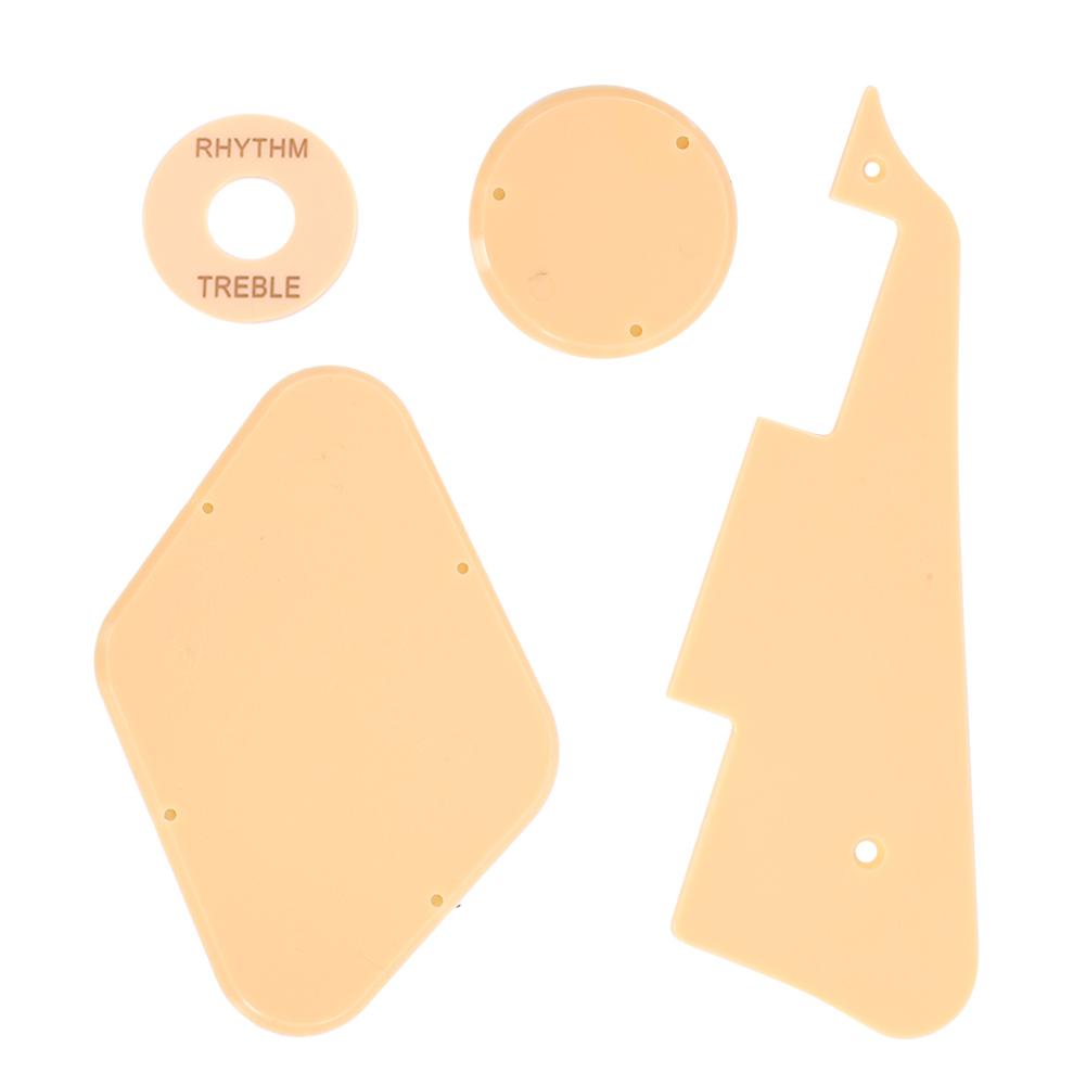 Комплект пластин, пикгард, переключатель, кольцо, крышка полости, джек, задняя пластина для джазовой гитары LP