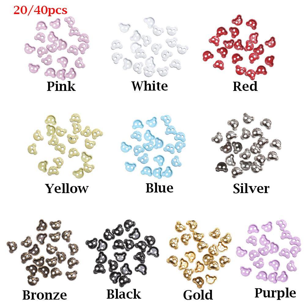 5 мм Craft Dollhoues Миниатюрная одежда Швейные пряжки Мини-пуговицы DIY Кукольная одежда Металлическая пряжка