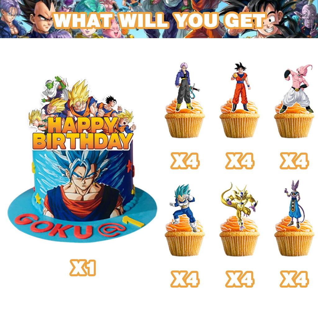 25 шт. DRAGON BALL украшения для вечеринок украшения для торта