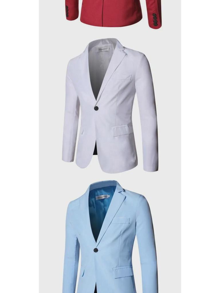 Мужские повседневные костюмы весна-осень: Популярный комплект из двух частей для молодых людей, жениха и шафера