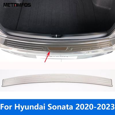 Автоаксессуары для Hyundai Sonata Внешние Задний Бампер Багажника Накладка на Порог Задней Двери Защитная Накладка
