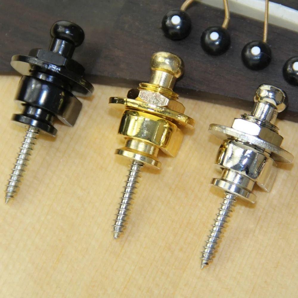 Круглая головка Skidproof Круглая головка Straplocks Кнопка для гитарного ремня Система фиксации ремня
