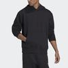 Adidas Originals Embroidered Trefoil Solid Color Hoodie Unisex Hoodie Black HF6373