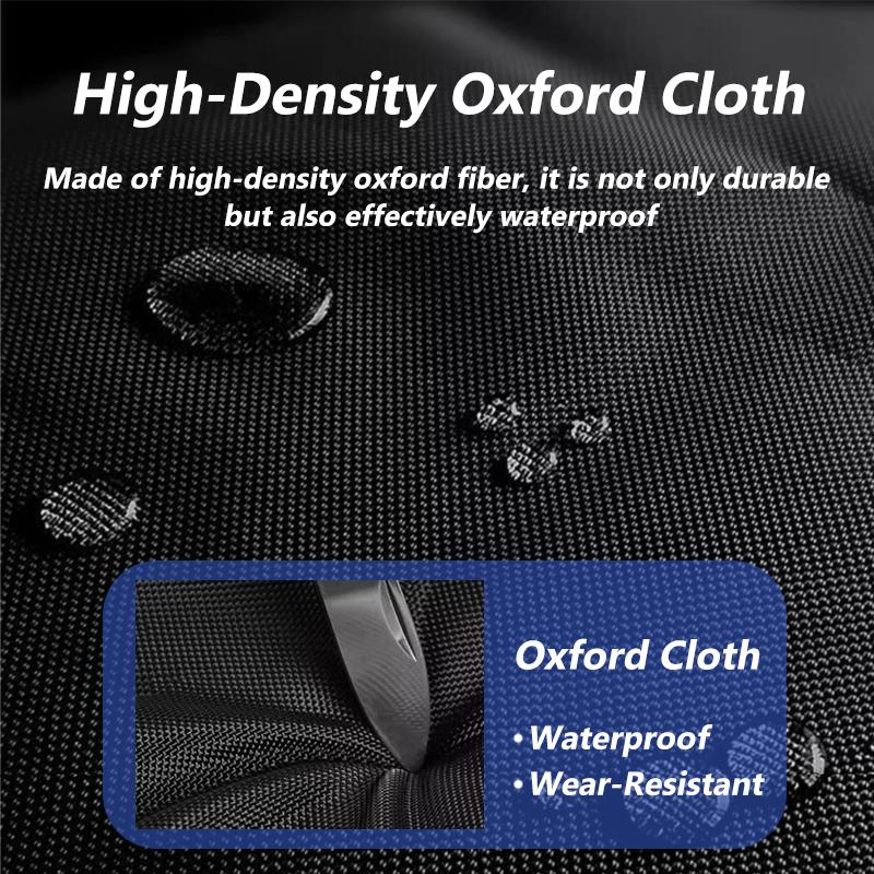 Heavy-Duty 72L Trunk Organizer for Car Large-Capacity Foladable Storage Box High-Density Oxford Cloth Waterproof Car Organizer