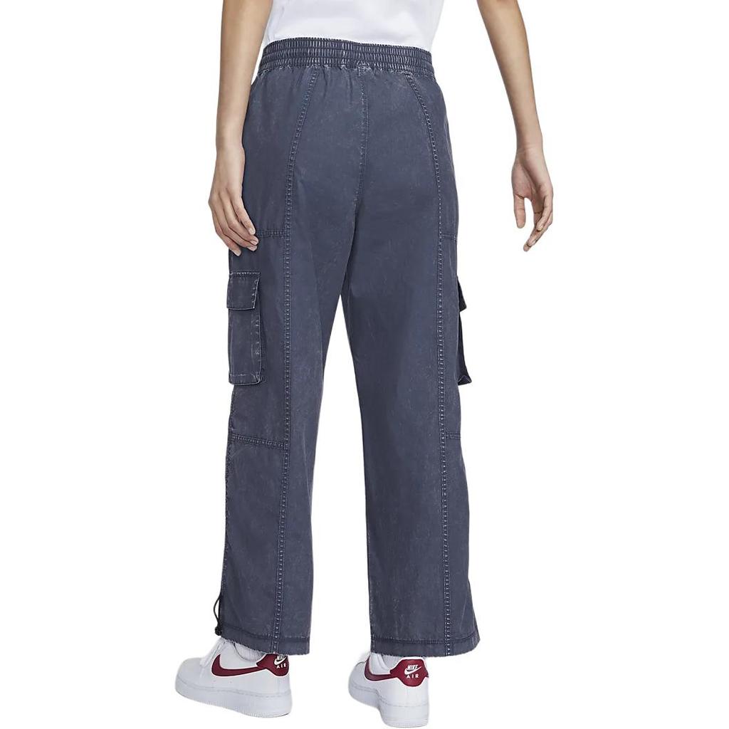 Nike Спортивные тканые повседневные брюки женские Молния Синий HF6290-449