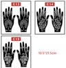 Painting Airbrush Hollow Drawing India Henna Kit Temporary Decal Body Art Template Tattoo Stencils