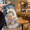 Phone Case: 2D Flat Samsung Galaxy A34 A35 M05 M06 S20 S22 S21 FE Plus 5G Protective Case, Moonlight Bear, Christmas and Halloween Gift