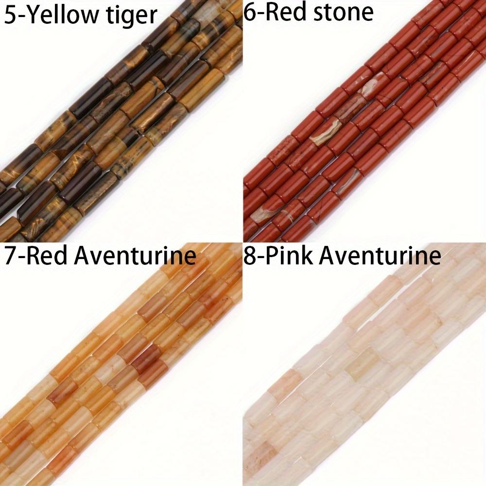 9x4mm Knot Bamboo 1strandbag Cylindrical Round Tube Opal Jade Loose Stone Beads For Making Necklaces And Bracelets Handmade Diy Craft