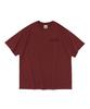 OUNDERR Skate Cat Graphic Short Sleeve T-Shirt (Wine)