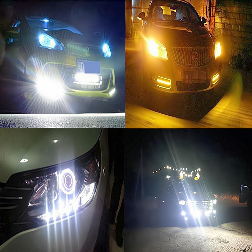 2PCS 23mm 4014 Car Auto 12Led Eagle Eye Turn Signal DayTime Running Light Spot Lamp Backup Motor Parking DayLamp DRL Waterproof