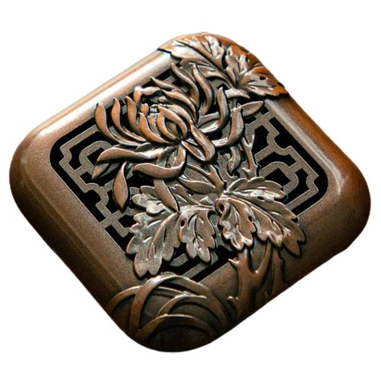 Курильница в креативном стиле, полая форма, нержавеющий сплав, китайский резной держатель для благовоний, горелка для дома