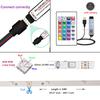 Светодиодные USB-ленты 5050 RGB, 16 цветов, меняющиеся теплые светодиодные ленты с дистанционным управлением для спальни, гостиной, ТВ, кухни, украшения «сделай сам»