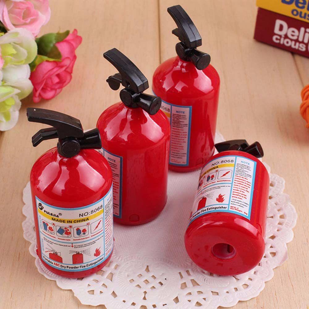 1 PCS Creative Stationery Office Supplies School Supplies Student Prize Pencil Cutter Pencil Sharpener Fire Extinguisher Shape