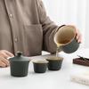 Elegant Portable Ceramic Travel Tea Set