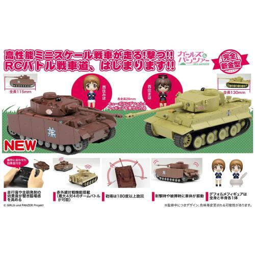 PLATZ Girls & Panzer 1/64 RC Battle Tank Series Panzer IV Ausf.H (Ausf.D Modified) Anglerfish Team Electric Radio Control GPRC-1