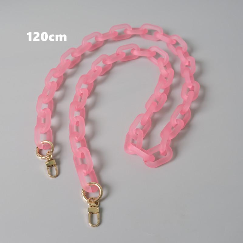 Новая модная женская сумка, аксессуар, съемные детали, сменная цепочка, милый матовый ремешок, женская акриловая цепочка на плечо с ручкой