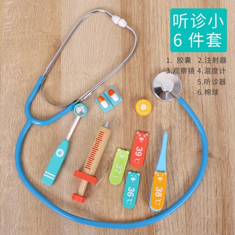 Детские деревянные игрушки доктора Имитация игры в домик Инъекции Стоматолог Ролевые игрушки Игры-головоломки